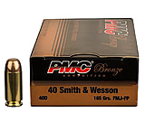 Image of PMC Ammunition Bronze .40 S&amp;W 165 Grain Full Metal Jacket Brass Cased Pistol Ammunition