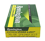 Image of Remington Core-Lokt .30-06 Springfield 150 Grain Core-Lokt Pointed Soft Point Centerfire Rifle Ammunition