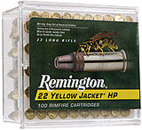 Remington 22 Yellow Jacket .22 Long Rifle 33 Grain Truncated Cone Hollow Point Brass Cased Rimfire Ammunition