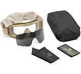 Image of Revision Eye Wear Desert Locust U.S. Military Goggle System with Clear and Smoke lenses