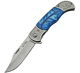 Image of Rite Edge Linerlock Blue A/O Folding Knife