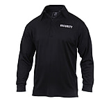 Image of Rothco Moisture Wicking Long Sleeve Security Polo