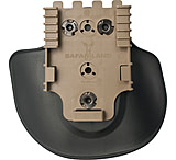 Image of Safariland 568BL Paddle Attachment, Plane, FDE Brown, Right Hand w/QLS Molle Receiver Plate