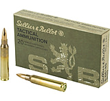 Sellier &amp; Bellot 5.56X45 M193 55 Grain Full Metal Jacket Rifle Ammo, 20 Rounds, SB556A