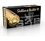 Image of Sellier &amp; Bellot 9mm Luger 124 Grain Full Metal Jacket Brass Cased Pistol Ammunition