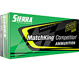 Image of Sierra MatchKing .223 Remington 69 Grain Hollow Point Boat Tail Brass Cased Rifle Ammunition