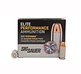 Image of SIG SAUER V-Crown Ammo .40 S&amp;W 165 grain Jacketed Hollow Point Brass Cased Centerfire Pistol Ammunition