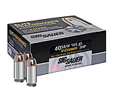 Image of SIG SAUER V-Crown Ammo .40 S&amp;W 180 grain Jacketed Hollow Point Brass Cased Centerfire Pistol Ammunition