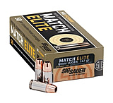 Image of SIG SAUER Elite V-Crown Competition 9 mm Luger 147 grain Jacketed Hollow Point Brass Cased Centerfire Pistol Ammunition