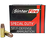 SinterFire Special Duty 9mm Luger 100 Grain Hollow Point Frangible Brass Cased Pistol Ammo, 20 Rounds, 856086004612