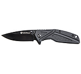 Image of Smith &amp; Wesson Flipper 3in Black Plain Blade Folding Knife