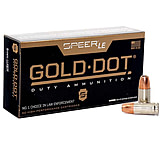 Image of Speer Gold Dot, 9 mm Luger, 124 Grain, Jacketed Hollow Point, Brass Cased, Centerfire Pistol Ammunition