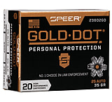 Image of Speer Gold Dot .25 ACP 35 Grain Gold Dot Hollow Point Centerfire Pistol Ammunition