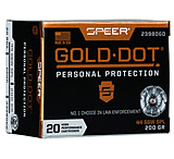 Image of Speer Gold Dot .44 Special 200 Grain Gold Dot Hollow Point Centerfire Pistol Ammunition