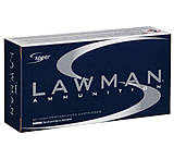 Speer Lawman Handgun CleanFire Training .40 S&amp;W 180 Grain Total Metal Jacket Centerfire Pistol Ammo, 50 Rounds, 53880