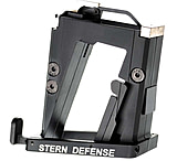 Stern Defense MAG-AD9 AR-15/M4/M16 Magazine Conversion Adapter, Glock, 9mm/.40S&amp;W, Black, 001-SD MAG-AD9-9AND40-M