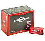 SureFire 123A 3 Volt Lithium Battery Box, 12 Batteries, NSN 6135-01-351-1131, SF12-BB