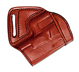 Tagua Gunleather Middle Back Holster, Brown, Ambidextrous, MBH-307