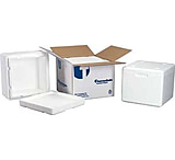 Image of Tegrant Thermosafe ThermoSafe Insulated Shippers, Expanded Polystyrene, ThermoSafe Brands 321UPS Assembled Foam Unit In Corrugated Carton