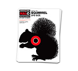Thompson Target HALO Life-Size Squirrel Reactive Splatter Targets 8.5x11, 20 Pack, Black/Red, Small, 4606-20