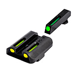 Image of TruGlo Tritium / Fiber Optic TFO Hand Gun Sights - Green Front/Yellow Rear