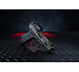 Image of TRYBE Defense Glock 19 Gen 3/4 Pistol Parts, Trijicon SRO Red 1X 1 MOA Dot Sight, Grey Ghost Precision Match Grade Threaded Barrel