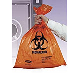 Image of Tufpak Autoclavable Biohazard Bags, 2.0 mil 14220-032 Red Bags With Indicator, Case of 200