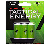 Viridian Weapon Technologies Tactical Energy+, CR123A Lithium Battery, 3-Pack, 350-0006