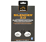 Image of Walker's GWPSLCR2BTWHT Silencer 2.0 Polymer In The Ear White Adult