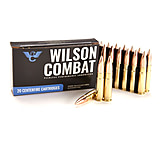 Wilson Combat Sierra .300 AAC Blackout 220 Grain Hollow Point Boat Tail Brass Cased Pistol Ammunition, 20 Round, A300BLK-220-HPBT-20RD
