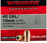 Image of Winchester Ammo Centerfire Handgun Reloading, 40 S&amp;W .400, 180 Grain, JHP