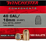 Image of Winchester Ammo Centerfire Handgun Reloading, 40 S&amp;W .400, 180 Grain, TCFMJ