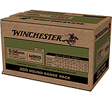 Winchester Lake City 5.56mm M855 Green Tip 62gr FMJ 4-200 RD Boxes 800 RD Case, WM855200C