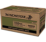 Winchester Lake City M855 Rifle Ammunition 5.56mm 62gr FMJ 1255 fps 600/ct Case of 4-150 Boxes, WM855150C