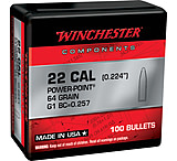 Image of Winchester Rifle Bullets, 223 Rem, 64 Grain, Power-Point
