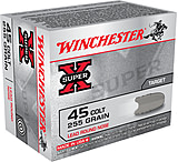 Image of Winchester SUPER-X HANDGUN .45 Colt 255 grain Lead Round Nose Brass Cased Centerfire Pistol Ammunition
