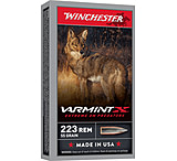 Winchester VARMINT X RIFLE .223 Remington 55 grain Rapid Expansion Polymer Tip Centerfire Rifle Ammo, 20 Rounds, X223P
