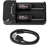 Image of Z-Bolt Rechargeable 18350 Batteries &amp; 2x Slot Charger Kit