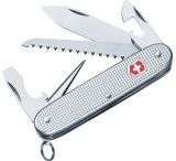 SWISS ARMY VICTORINOX 0.6221.26-033.X1 CLASSIC SD SILVER ALOX POCKET KNIFE.