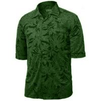 BLACKHAWK Large Tactical Casual Knit Performance Short Collared Green Tropical 
