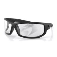 Bobster AXL Sunglasses, Black Frame, Anti-Fog Sunglasses, Clear Lenses EAXL001C