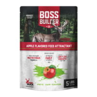 Boss Buck Builder - Feed Attractant - 5 lbs - Apple Flavored - Protein based formula is nutrient dense and contains optimal levels of fats, BB-BLDR-5LB