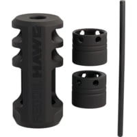Browning Bg Recoil Hawg Muzzle Brake, .30 or smaller, 5/8x24 or 1/2x28, W/2 Collars & Tool, Matte Black