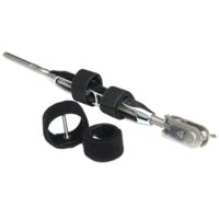 C. Sherman Johnson Wrap Pins Velcro Pin Locking Devices f/Open Body Turnbuckles 1/4 - 2-Pack, WRAPC2-P