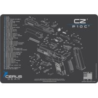 Cerus Gear 3mm Promats 12''x17'' Cz P10c Schematic Char Grey