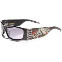 Ed Hardy Ehs-015 Death Is Certain Sunglasses - Black/Gray (839763008837)