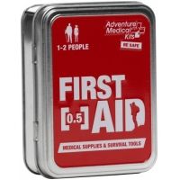 Adventure Medical Kits Adventure First Aid, 0.5 Tin, Red, 0120-0203