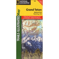 National Geographic Trails Illustrated Maps, Grand Teton Nat Park #202, Wyoming, 202