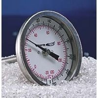 HB Instrument Company Dual-Scale Bi-Metal Dial Thermometers 21690 225 Mm 87/8 Stem Length