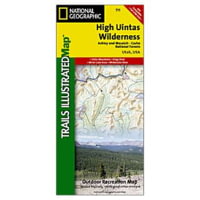 National Geographic Trails Illustrated Maps, High Uintas, 711
